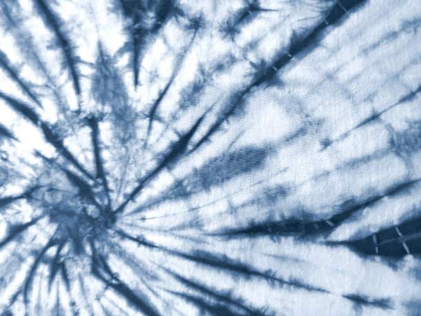扎染shibori图案。摘要扎染工艺手工染色织物。图片下载