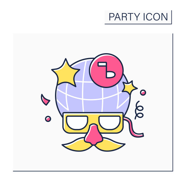 化妆派对颜色图标图片下载