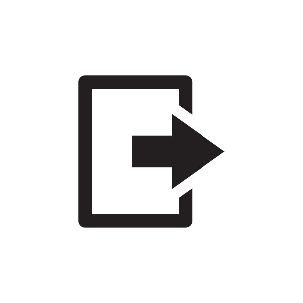 退出图标矢量插图新潮图片下载