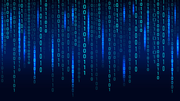 背景矩阵的代码从上面掉下来。向量粒子模式。数据传输。图片下载