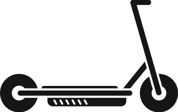 商店电动滑板车图标简单的自行车图片下载