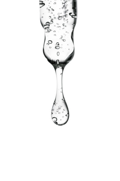 透明吸液管，白色孤立背景上的化妆品。图片下载