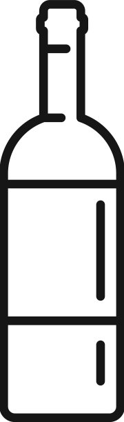 酒瓶图标轮廓酒精玻璃图片下载