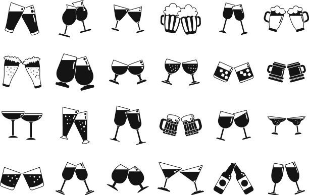 干杯图标设置简单的啤酒祝酒词图片下载