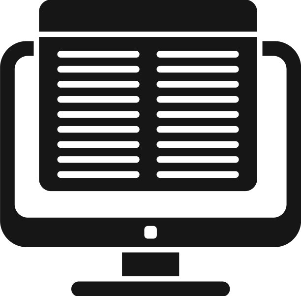 简易市场金融显示器报告图标图片下载