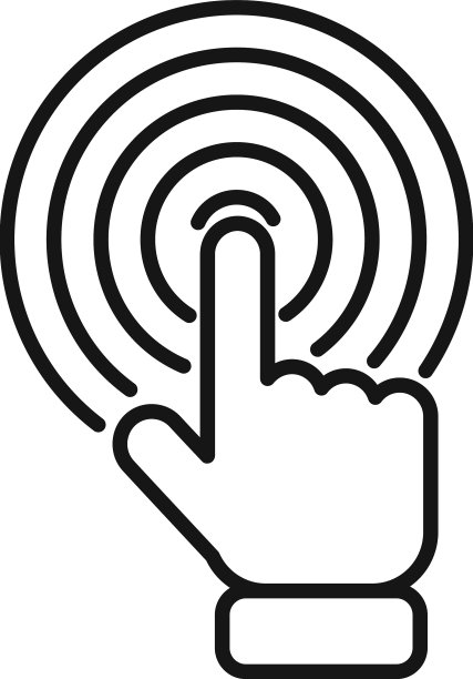 在线营销目标图标轮廓图片下载