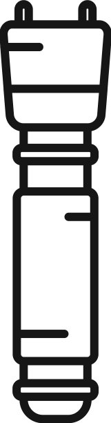 泰瑟枪电击图标轮廓图片下载