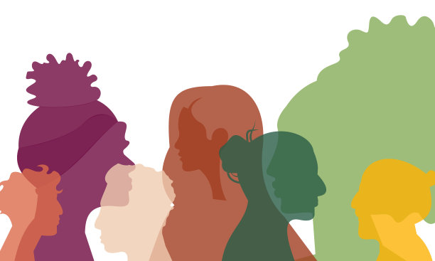 多元文化剪影组图片下载