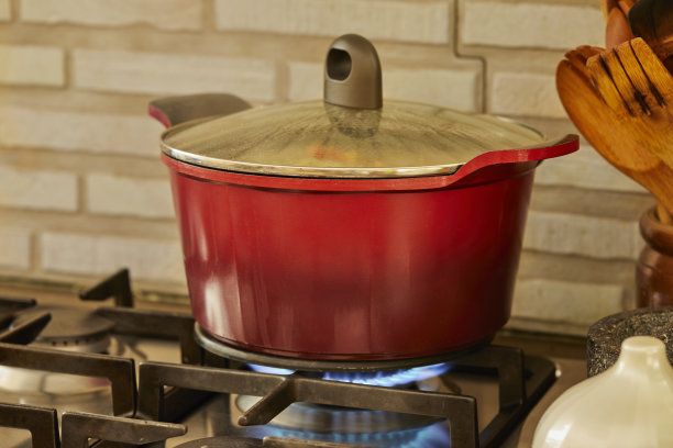 鱼类：蔬菜砂锅熏鱼，法式美食图片下载