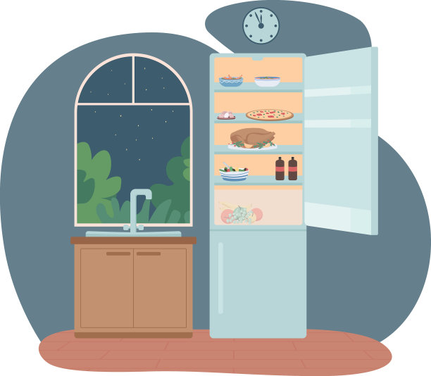 晚上吃2d网页横幅海报图片下载