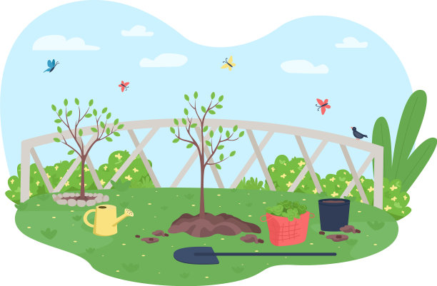 园艺2d网页横幅海报图片下载