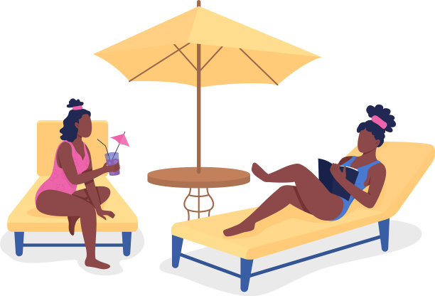 为青少年举办的夏日派对，平淡无奇的颜色图片下载