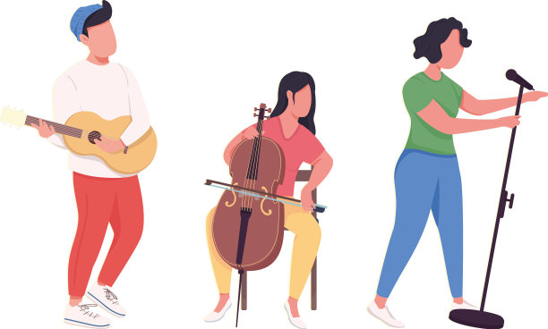 乐队的表演平淡无色图片下载