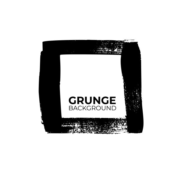 矢量黑帧孤立在白色背景上。图片下载