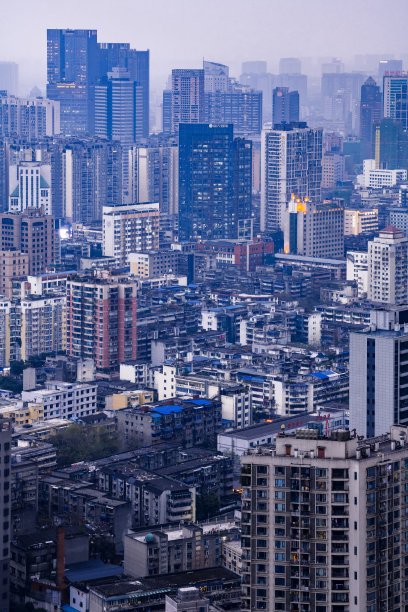 夜半成都城市天际线图片下载