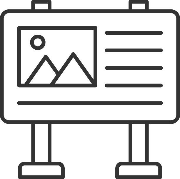 led广告牌矢量图标设计，胶印符号，数字打印机服务标志，Cmyk彩色打印设备库存插图，乙烯基横幅概念图片下载