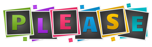 请暗彩色方块文本图片下载