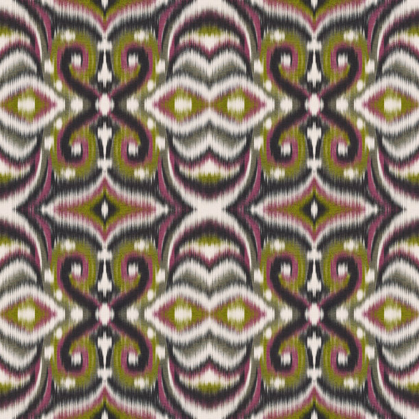 无缝伊卡特模式图片下载