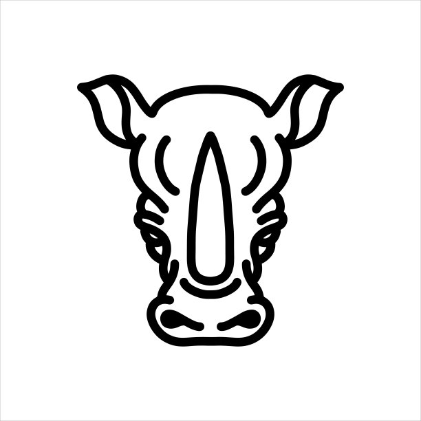 Rhino矢量线图标图片下载
