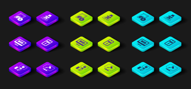 集手握拍卖桨，拍卖锤，在线，古代花瓶和绘画图标。向量图片下载