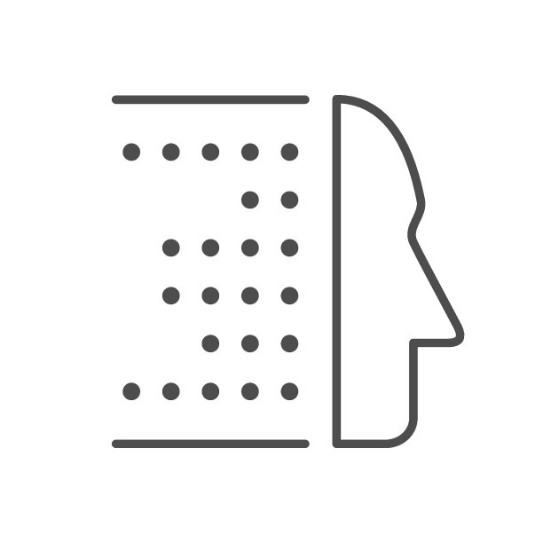 机器学习线条轮廓图标图片下载