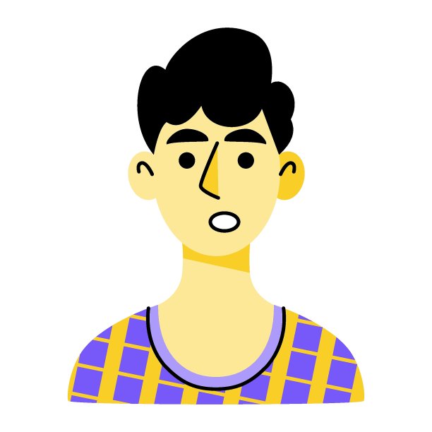 角色肖像插画图片下载