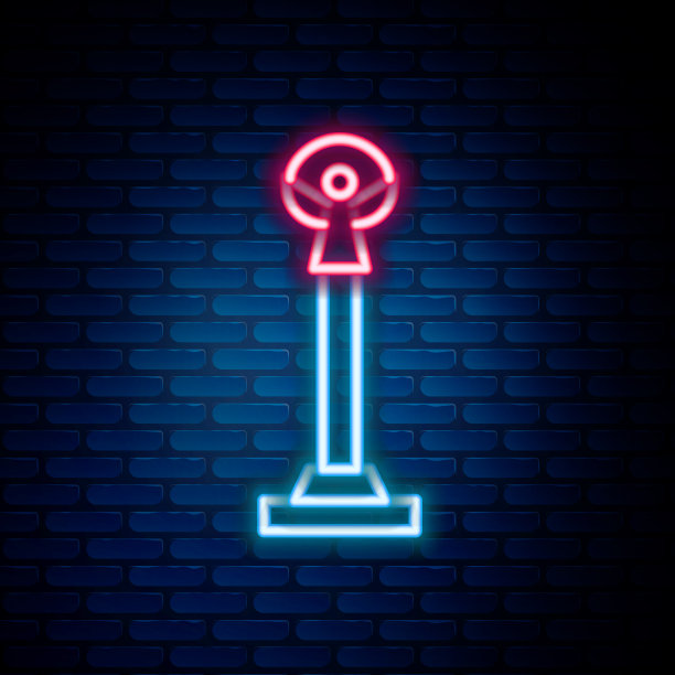 基辅的霓虹灯纪念碑图片下载