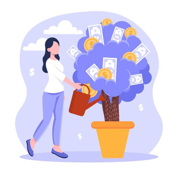 金钱树的概念图片下载