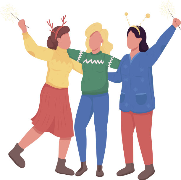 29、闺蜜圣诞节半平彩图片下载