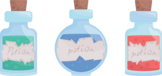 药水瓶半平颜色项目设置图片下载