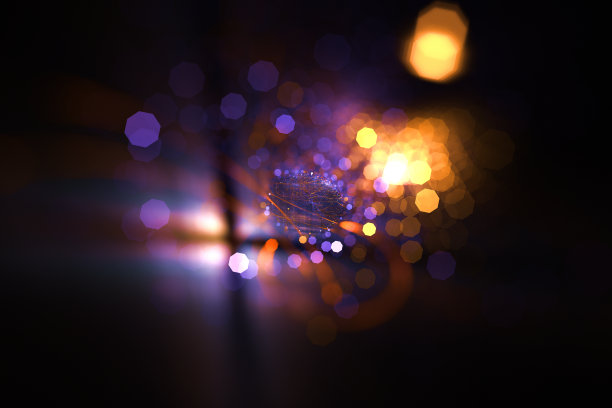 抽象闪亮灯光背景图片下载