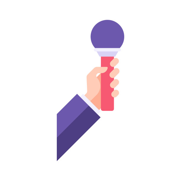 男商西装手握麦克风，为公众政治鼓动声音响亮矢平图片下载