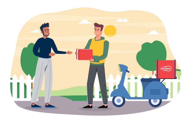 送货服务概念图片下载