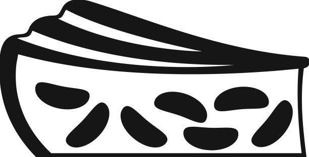 甜苹果派图标简单的甜点蛋糕图片下载