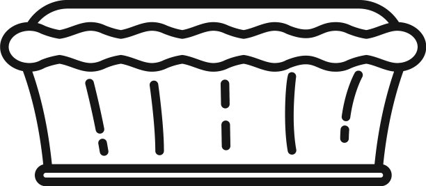 苹果派甜点图标轮廓水果蛋糕图片下载