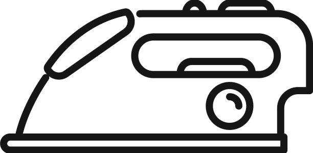 布铁图标轮廓裁缝工作图片下载