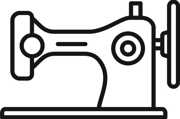 缝纫修理机器图标轮廓服装图片下载