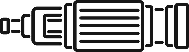 电机引擎水泵系统轮廓图标图片下载