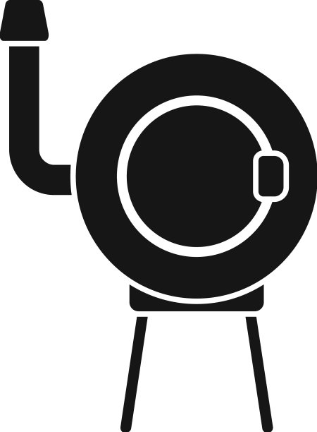 熏制室火图标简单的烧烤烤架图片下载