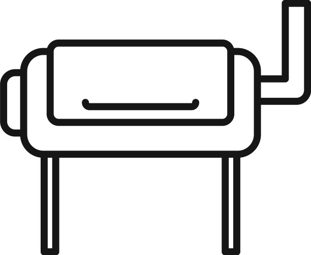 绞肉机熏制室图标轮廓烧烤烤架图片下载