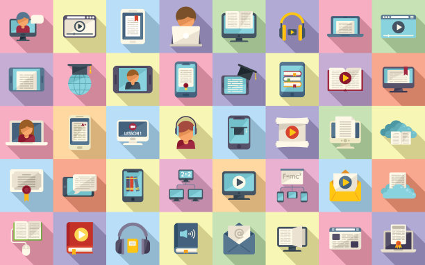 远程教育图标设置平在线图片下载