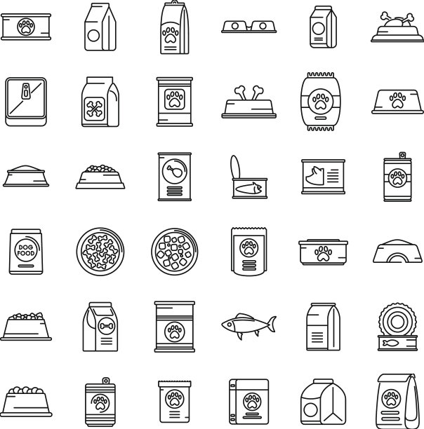 狗粮图标设置概述动物宠物图片下载