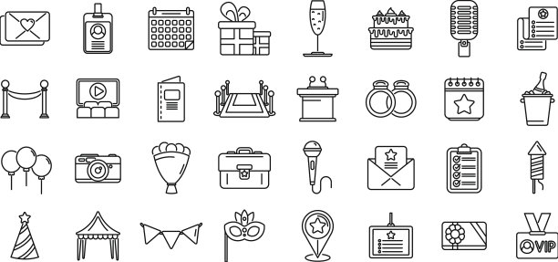 事件管理图标集大纲图片下载