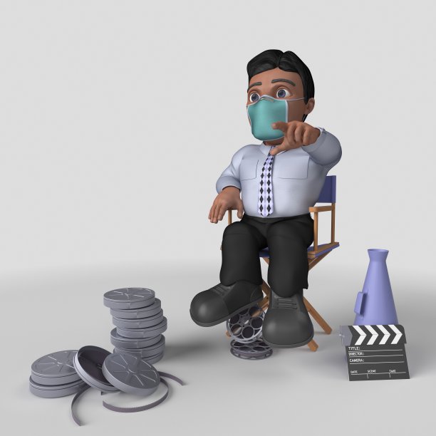 3D卡通商业人物面具图片下载