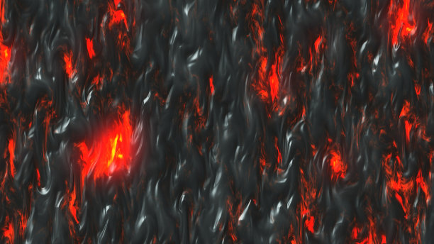 带有抽象图案的熔岩场。图片下载