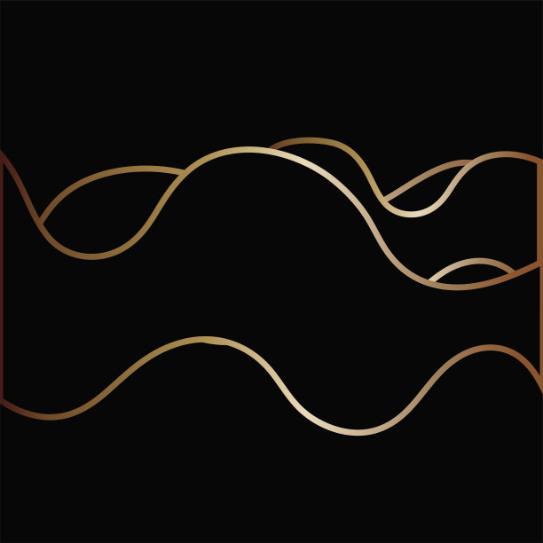 金属形式，黑色背景。矢量3D的奇妙布局。图形元素。向量。动态彩色形状和线条。带有液体流动形状的横幅。为标志，传单或封面设计的模板。图片下载