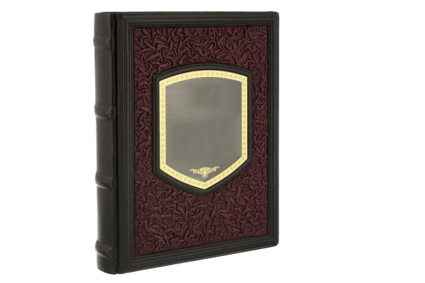 皮革模型书与封面颜色隔离图片下载