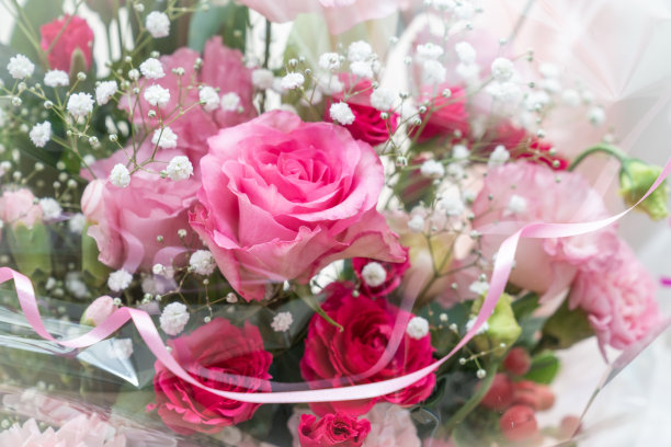一张花束的照片。礼物的形象。图片下载