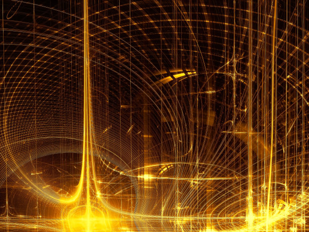 抽象的金色背景或纹理-数字生成的图像图片下载