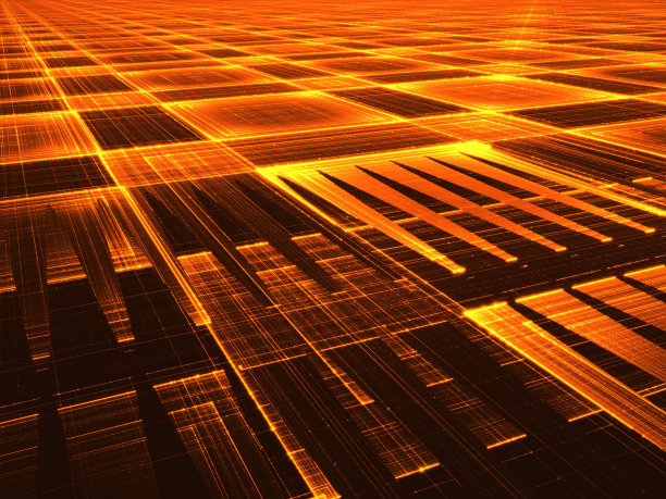 抽象技术风格背景-数字生成的3d插图图片下载